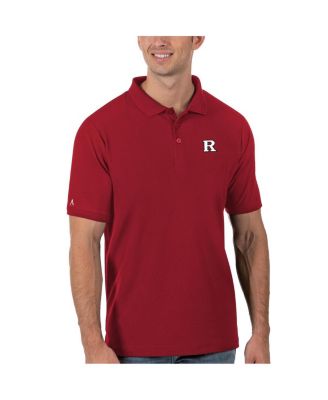 Antigua - Men's  Scarlet Rutgers Scarlet Knights Legacy Pique Polo