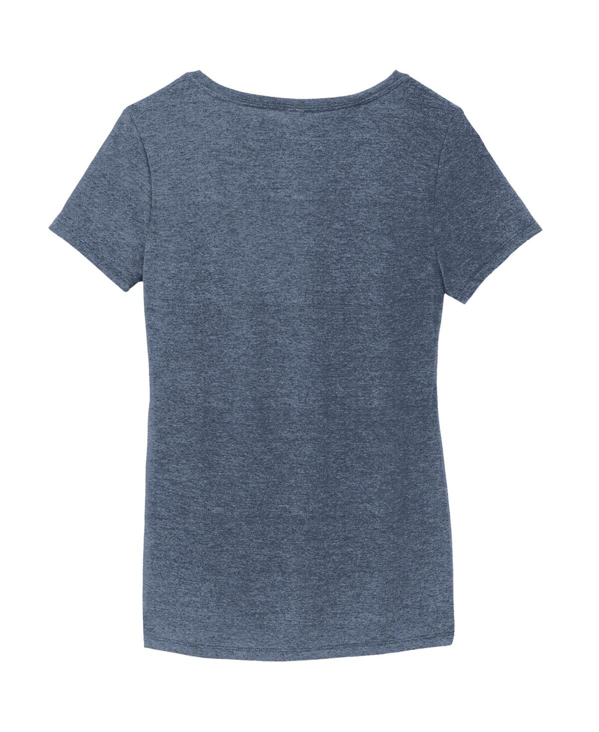 Hendrick Motorsports Team Collection Women's Heather Navy Kyle Larson Tri-blend V-neck T-shirt In Heather Navy