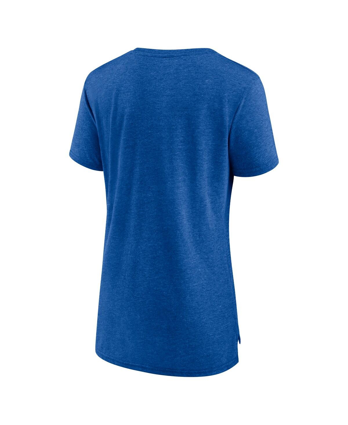 Fanatics Women's Royal Kentucky Wildcats True Classics Break It Down Tri-blend T-shirt In Royal
