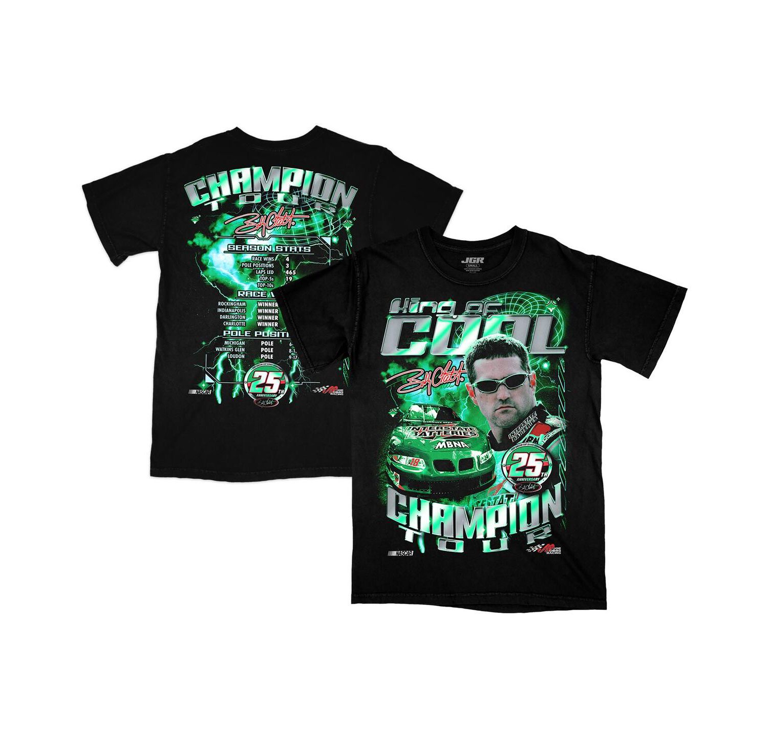 Men's Black Bobby Labonte Interstate Batteries Legends T-Shirt
