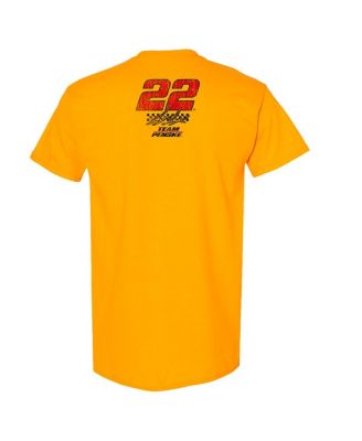 Men's Gold Joey Logano Lifestyle T-Shirt