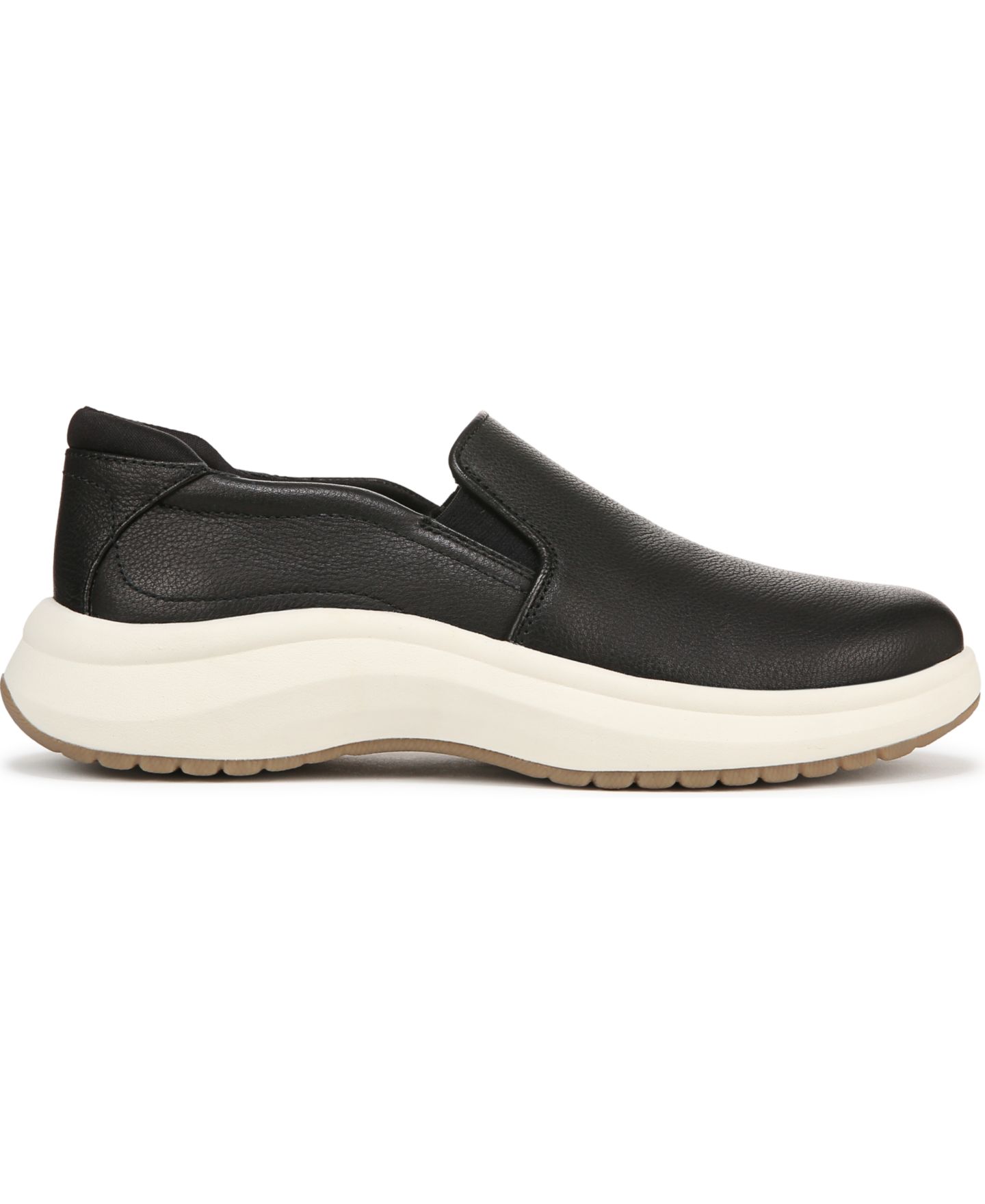 Женские кроссовки Dr. Scholl's Feel Well Plantar Fasciitis Slip On, цвет: Чёрный кожаный — фото 2