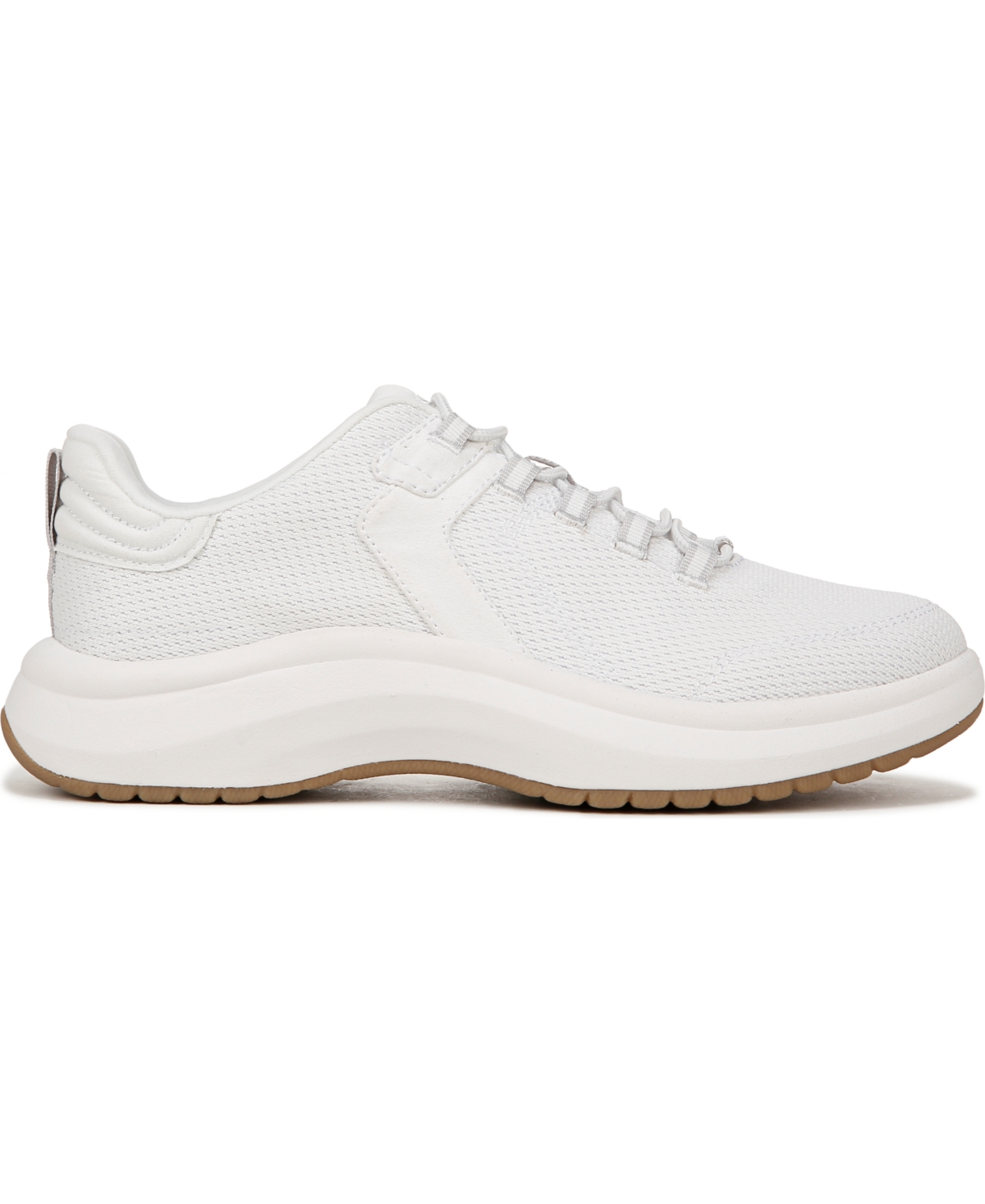 Shop Dr. Scholl's Women's Feel At Ease Plantar Fasciitis Slip On Sneakers In White Fabric
