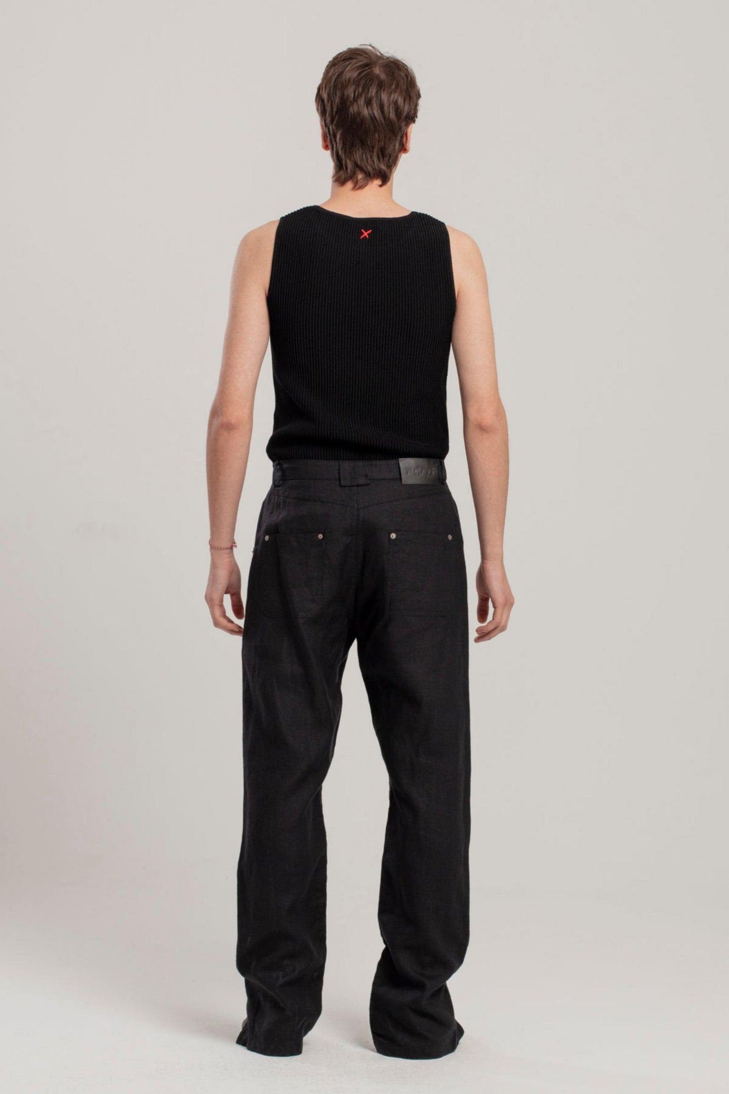 Мужские брюки PCFG Daydreamers Linen Suit Pant, цвет: Чёрный — фото 4