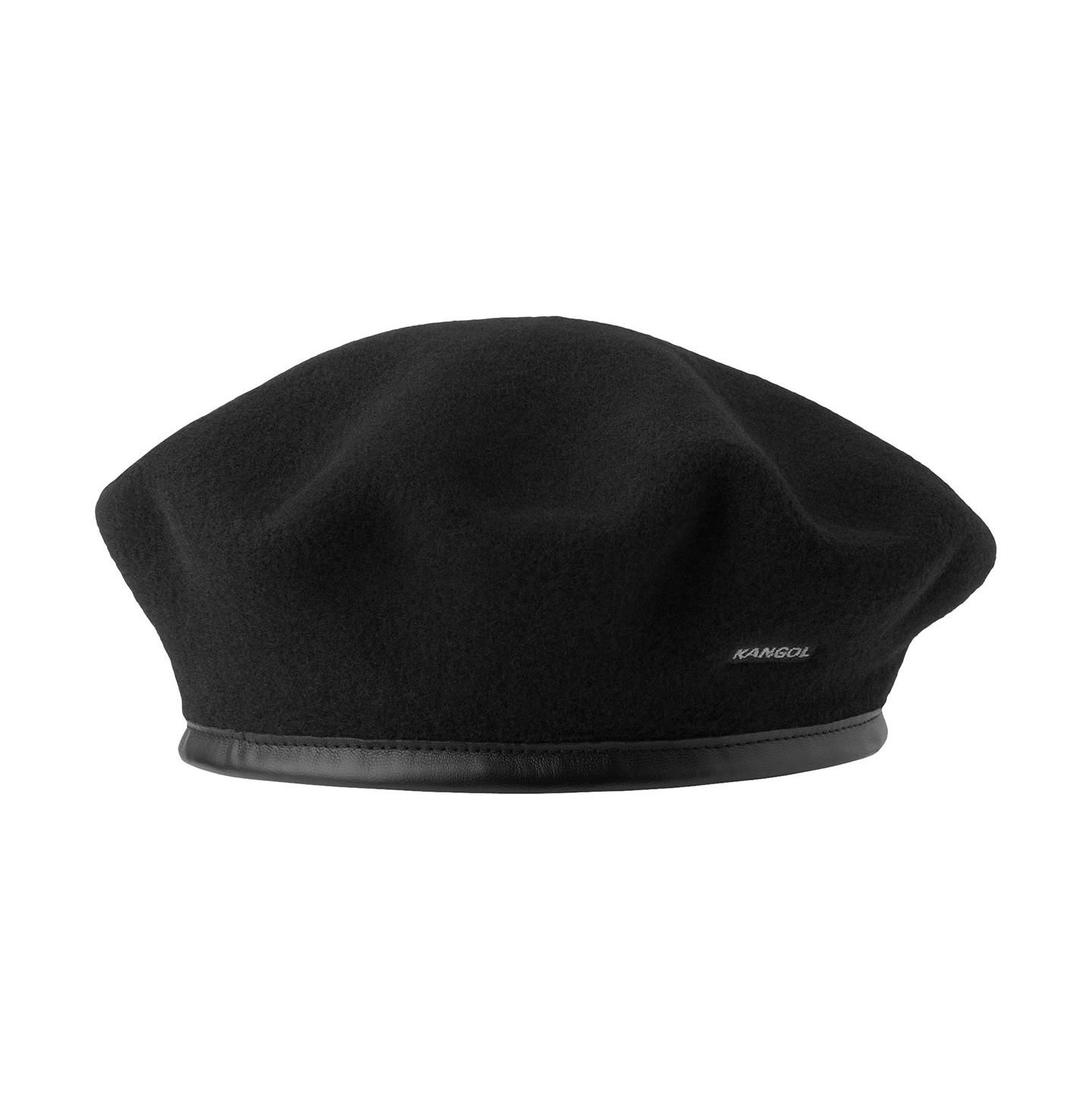 Мужские головные уборы Kangol Monty Wool Beret, цвет: Чёрный — фото 1