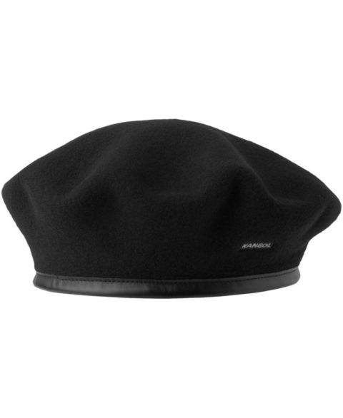 Мужские головные уборы Kangol Monty Wool Beret, цвет: Чёрный