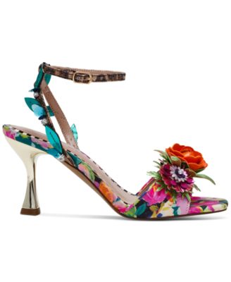 Women's Karra Flower-Embellished High-Heel Dress Sandals