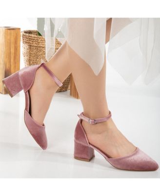 Marcelle Low Block Heel Pumps