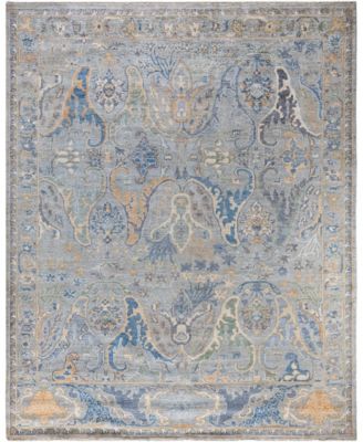 Colorful Oushak M1945 8'1''x9'11'' Area Rug