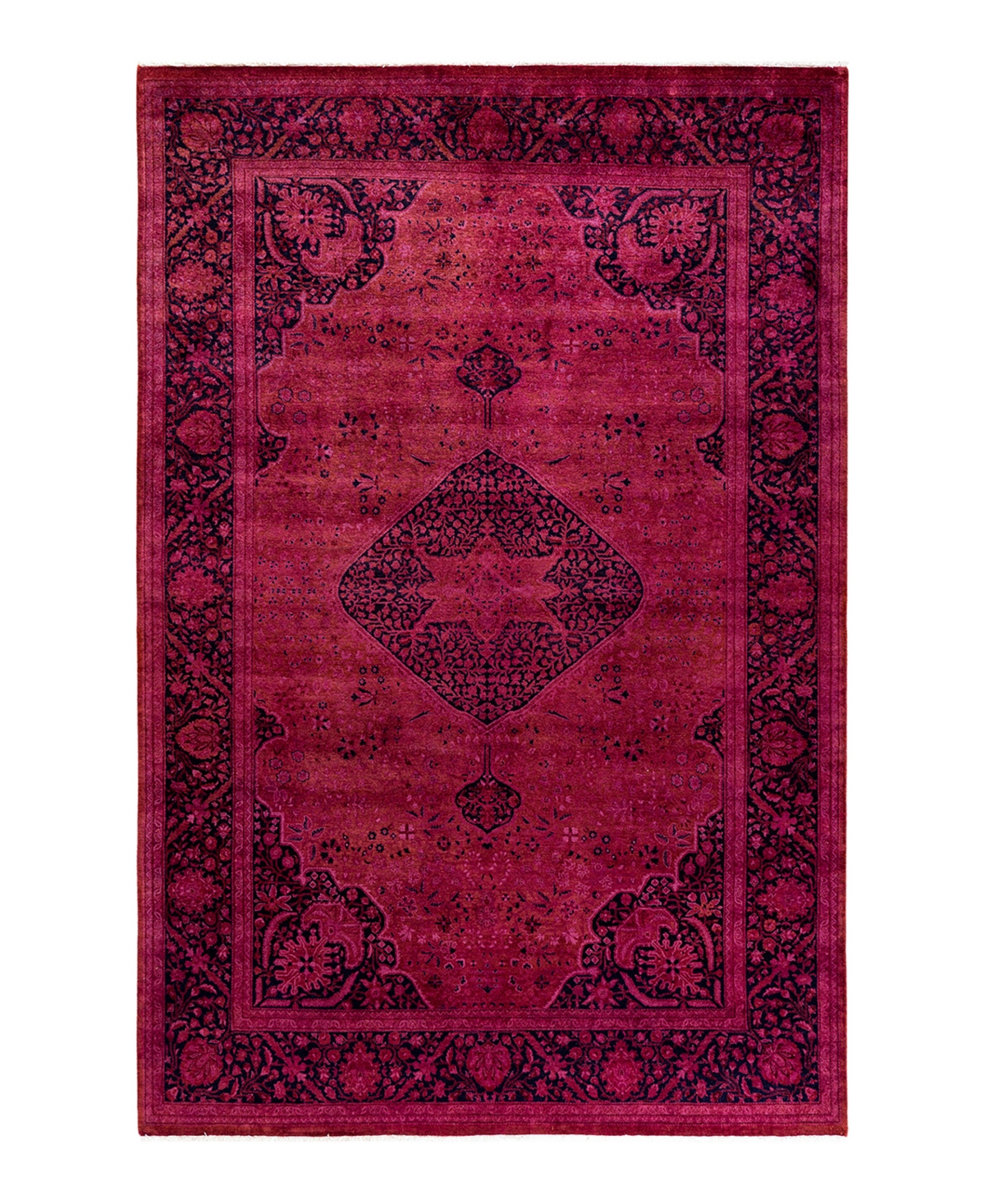 Adorn Hand Woven Rugs Fine Vibrance M1450 6'1''x9'2'' Area Rug In Pink