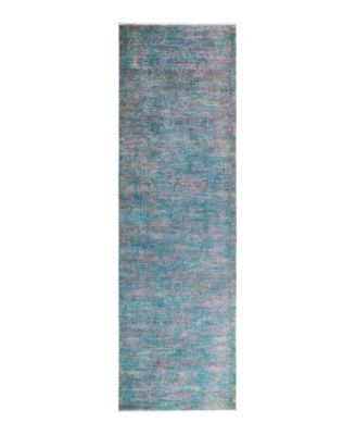 ADORN HAND WOVEN RUGS - Vibrance M1842 3'1''x10'7'' Runner Area Rug