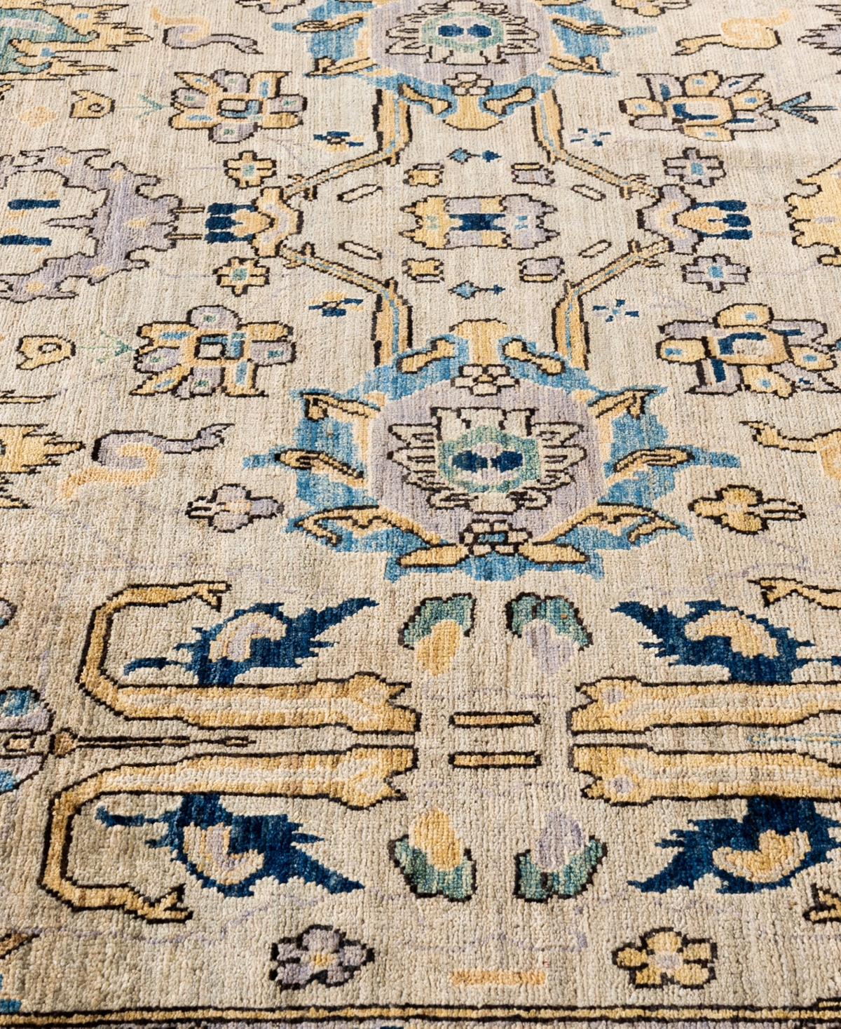 Adorn Hand Woven Rugs Serapi M1945 6'x8'11'' Area Rug In Light Gray