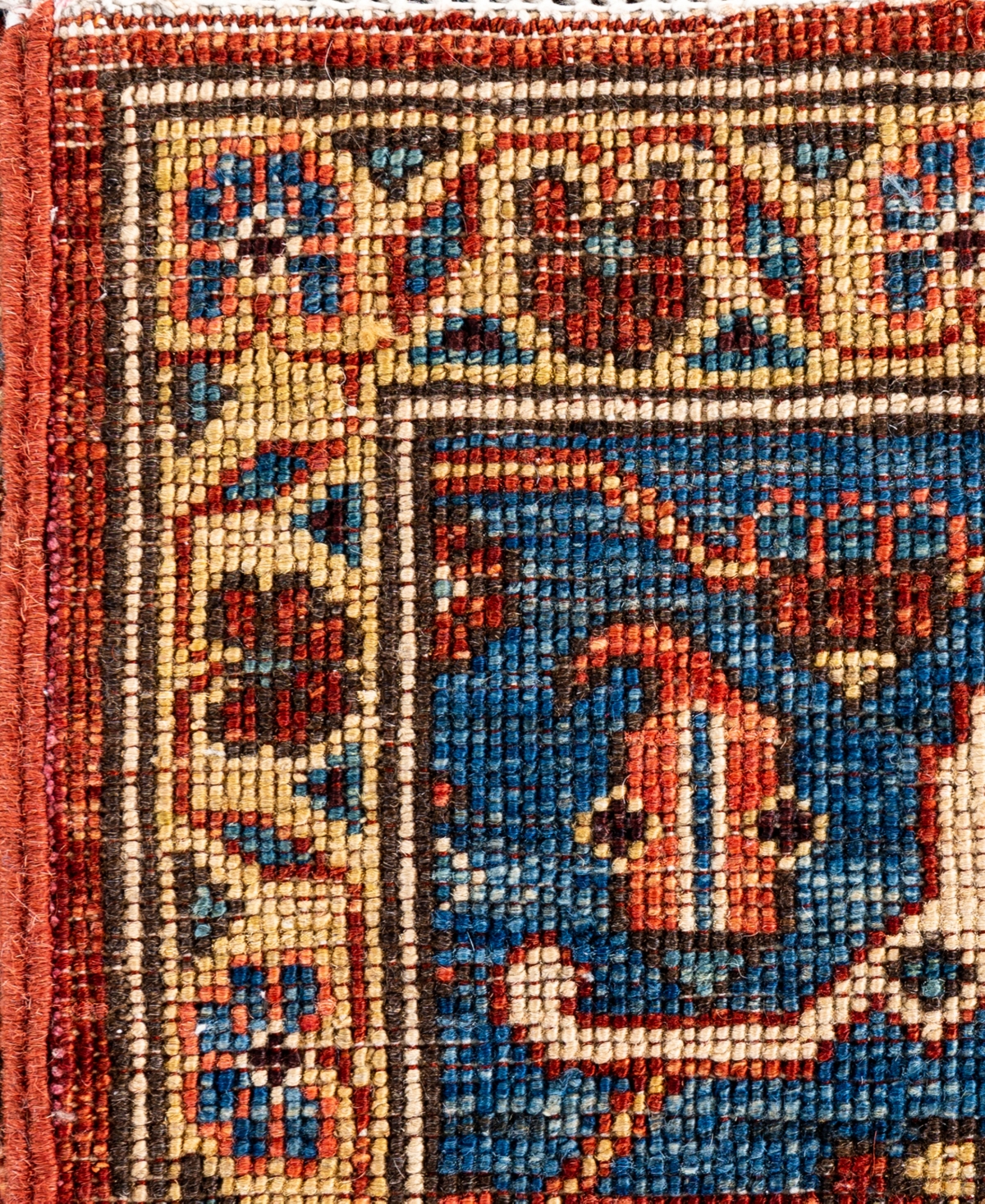Adorn Hand Woven Rugs Serapi M1945 6'x9' Area Rug In Red