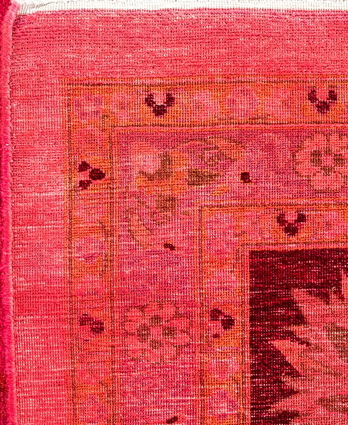 Adorn Hand Woven Rugs Fine Vibrance M1342 9'2''x12'4'' Area Rug In Pink