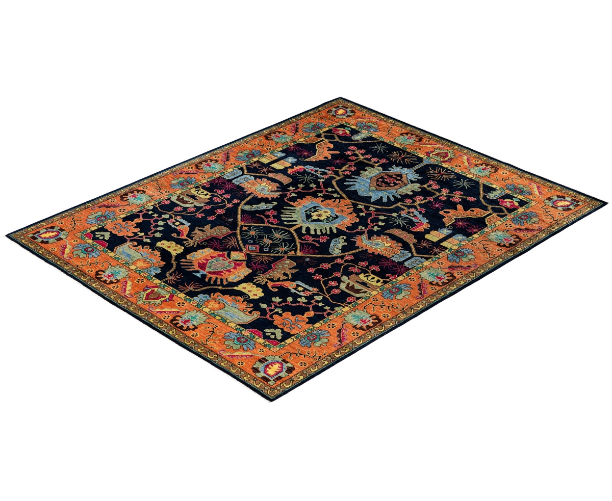 Adorn Hand Woven Rugs Serapi M1945 8'2''x10'3'' Area Rug In Blue