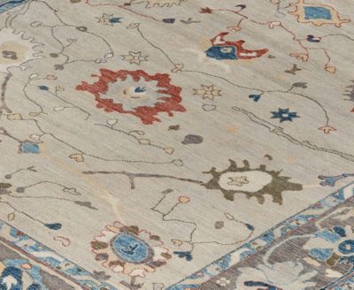 Colorful Oushak M1945 8'2''x9'10'' Area Rug