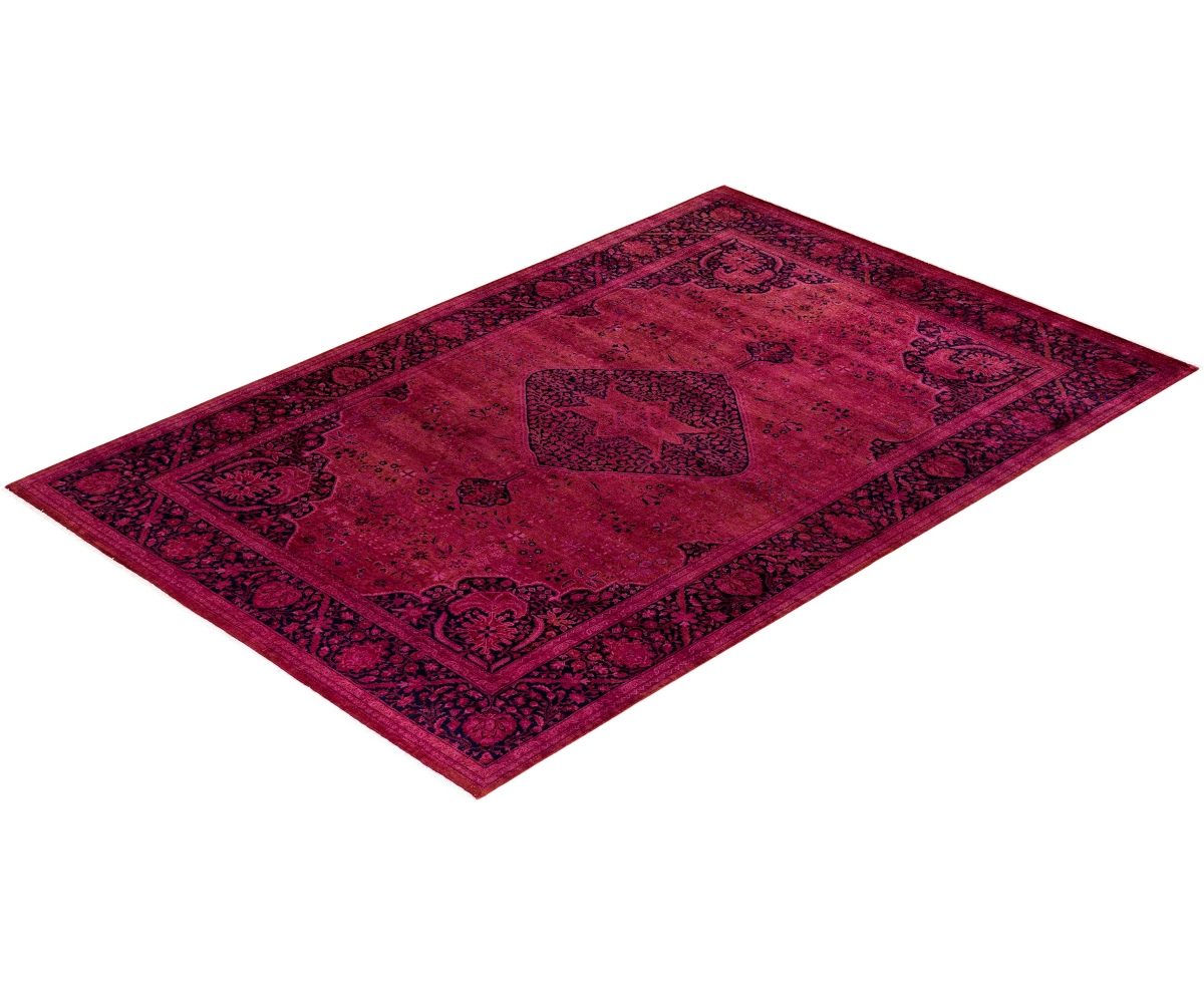 Adorn Hand Woven Rugs Fine Vibrance M1450 6'1''x9'2'' Area Rug In Pink