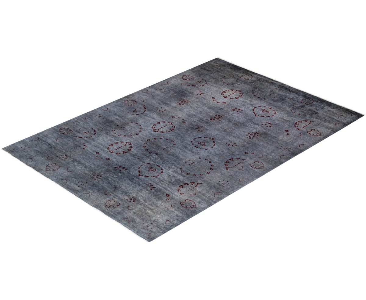 Adorn Hand Woven Rugs Fine Vibrance M1462 5'2''x7'6'' Area Rug In Gray
