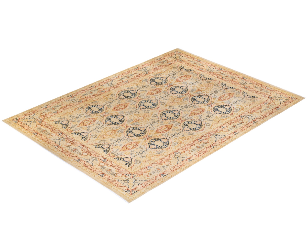 Adorn Hand Woven Rugs Mogul M1381 10'1''x13'10'' Area Rug In Ivory