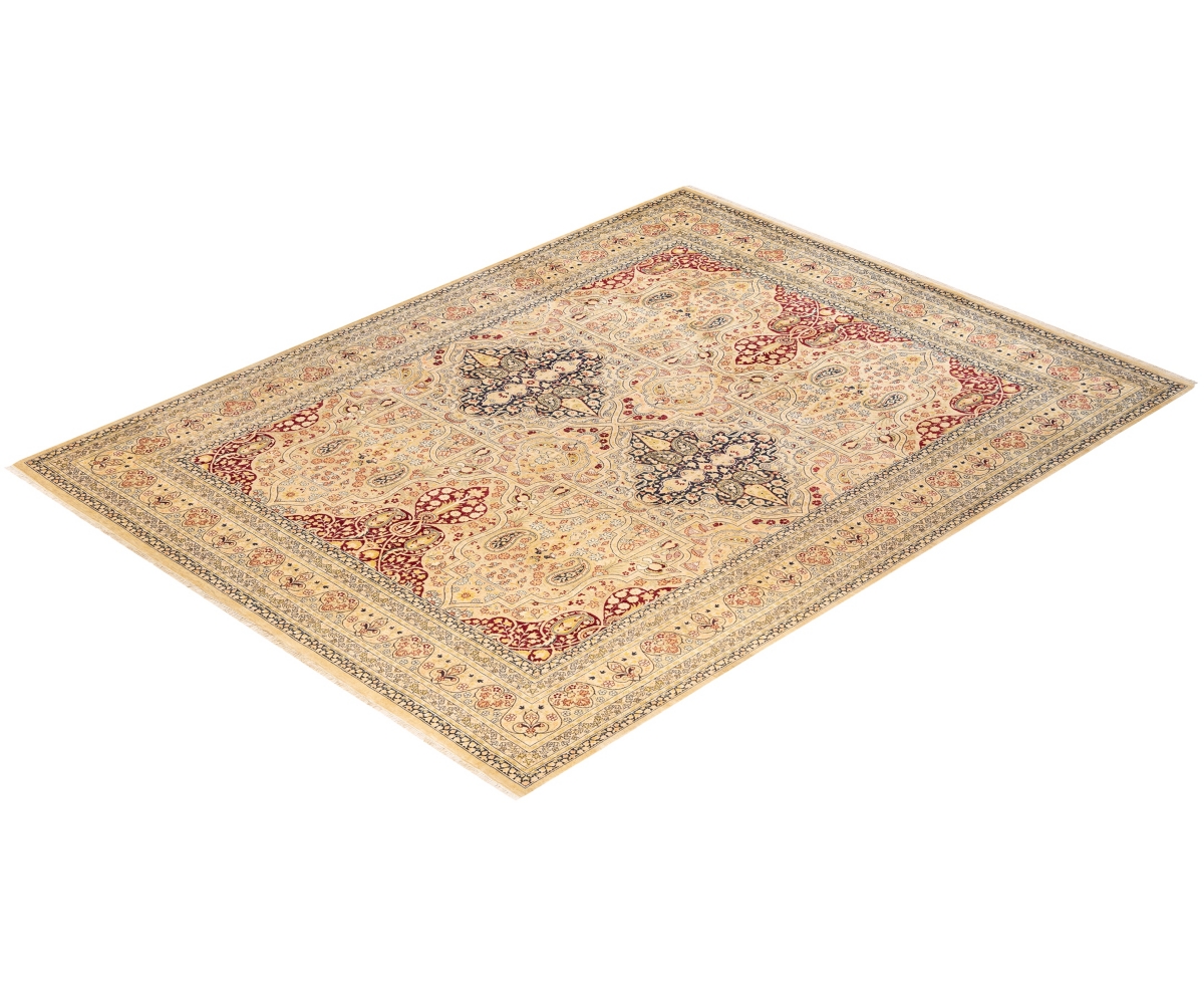 Adorn Hand Woven Rugs Mogul M1230 8'x10'5'' Area Rug In Ivory