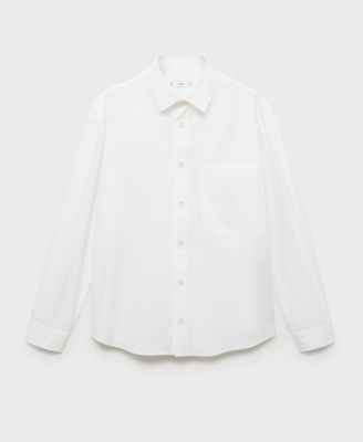 Men's Regular-Fit Cotton Pocket Shirt