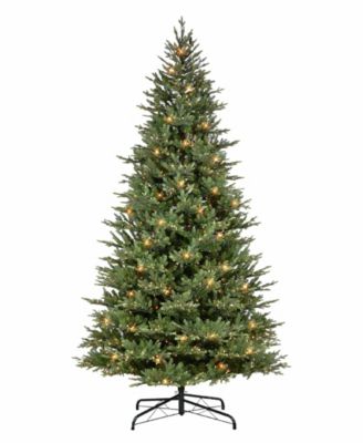 Puleo - 9 ft. Pre-Lit Balsam Fir Artificial Christmas tree with 1000 UL-Listed Clear Lights