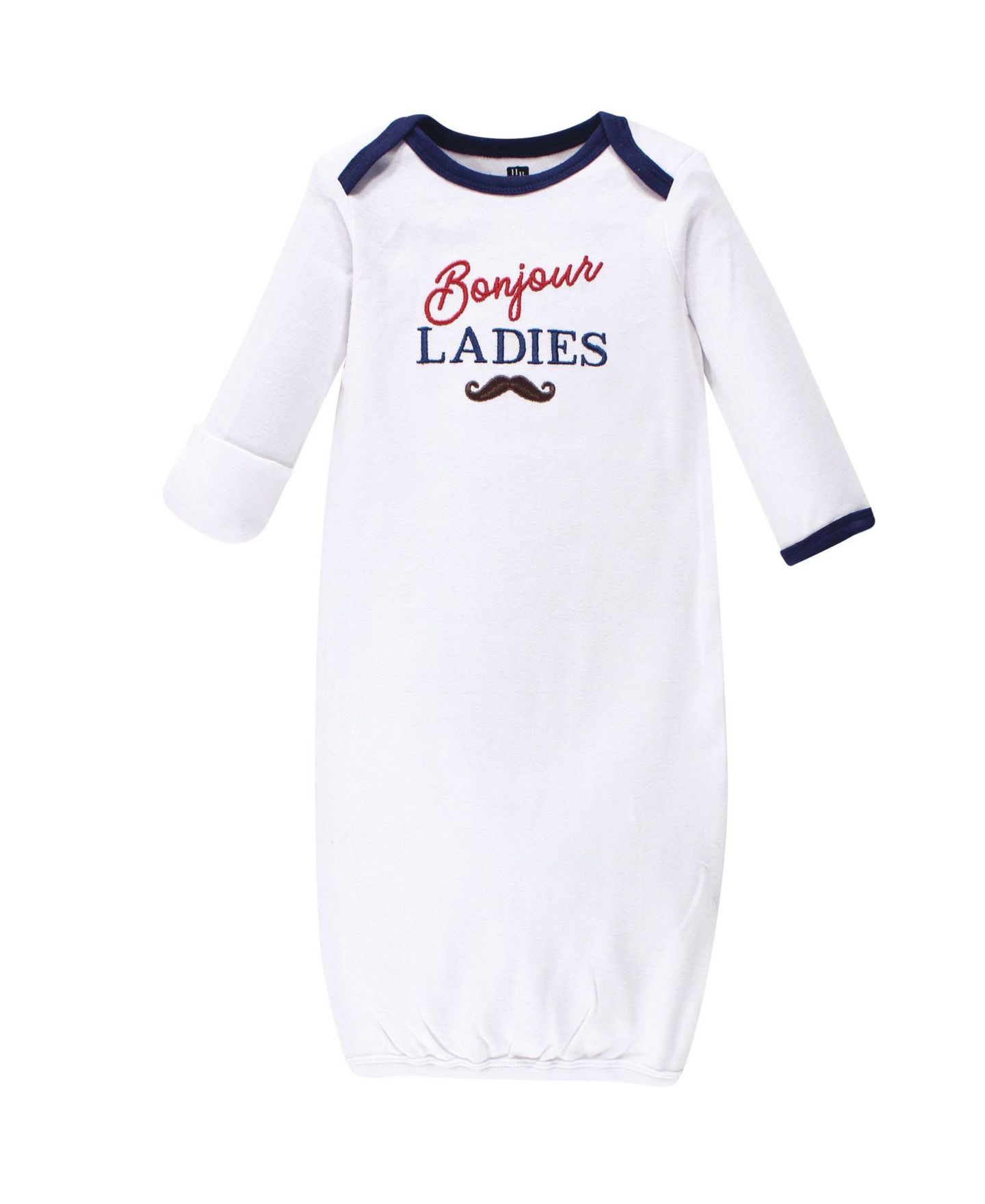 Платья Hudson Baby Super Soft Cotton Gowns для мальчиков-малышей, цвет: Bonjour — фото 4