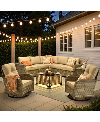 Leisure Classics Harbor Springs 50000 BTU 5 Piece Outdoor Tile Top Fire Pit Set Leisure Classics Harbor Springs 50000 BTU 5 Piece Outdoor Tile Top Fire Pit Set