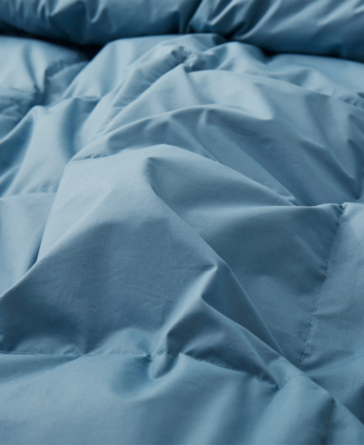 Unikome All Season Goose Down Comforter, King In Blue