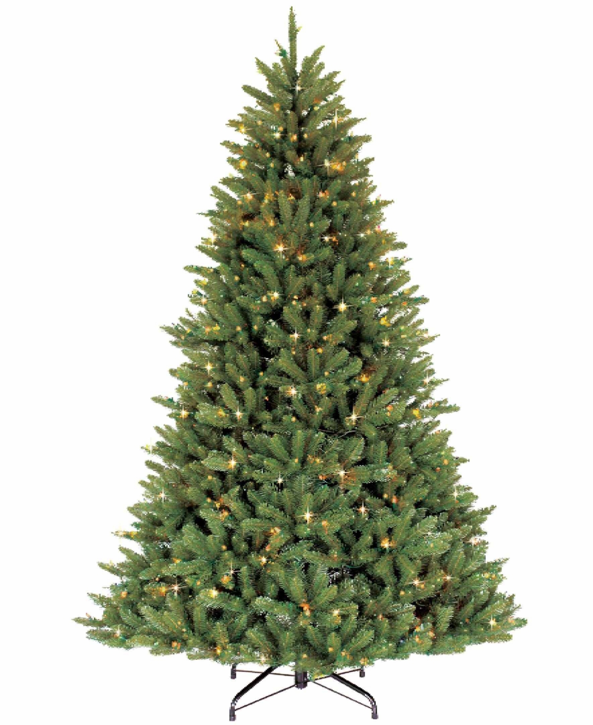 Puleo 7.5FT Pre-Lit Franklin Fir Artificial Christmas Tree