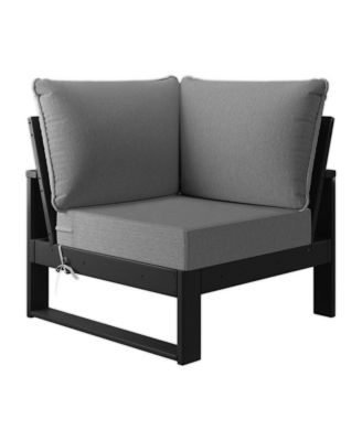 6-Piece Outdoor Patio Corner Sectional Sofa Conversation Set