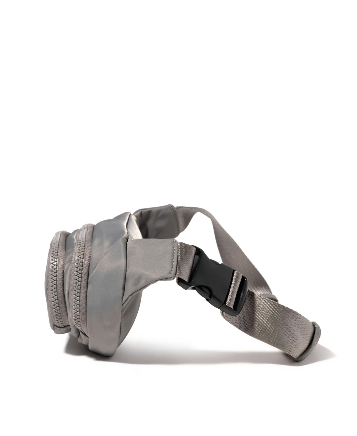 Baggallini On The Go Waist Pack Belt Bag In Steel Gray Twil