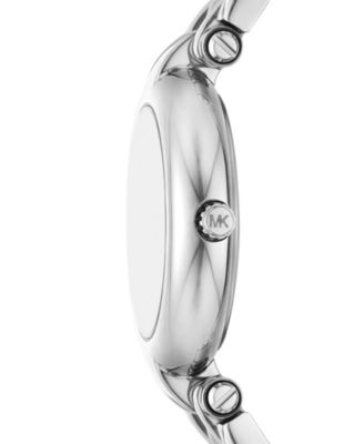 Women's Laney Three-Hand Silver-Tone Stainless Steel Watch, 30mm