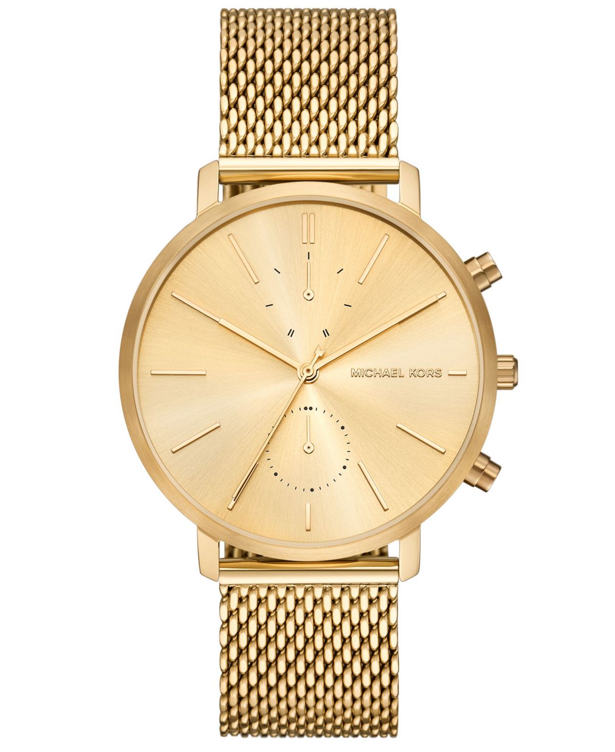 Мужские многофункциональные часы Blake из золотистой сетки, 42 мм