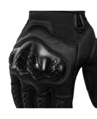 Men's Motorcycle Gloves Protective Outdoor Gloves with Reinforced Knuckles for Riding Biking Powersports