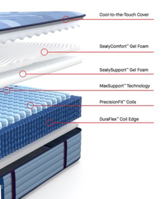 Posturepedic West Hill 14" Medium Tight Top Mattress Set - Split Queen