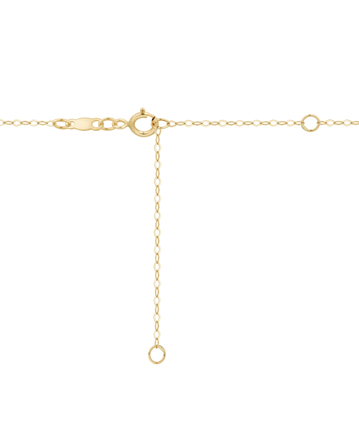 Macy's Diamond Mom Heart 18" Pendant Necklace (1/5 Ct. T.w.) In 14k Gold-plated Sterling Silver In Gold-plated Sterling Silver