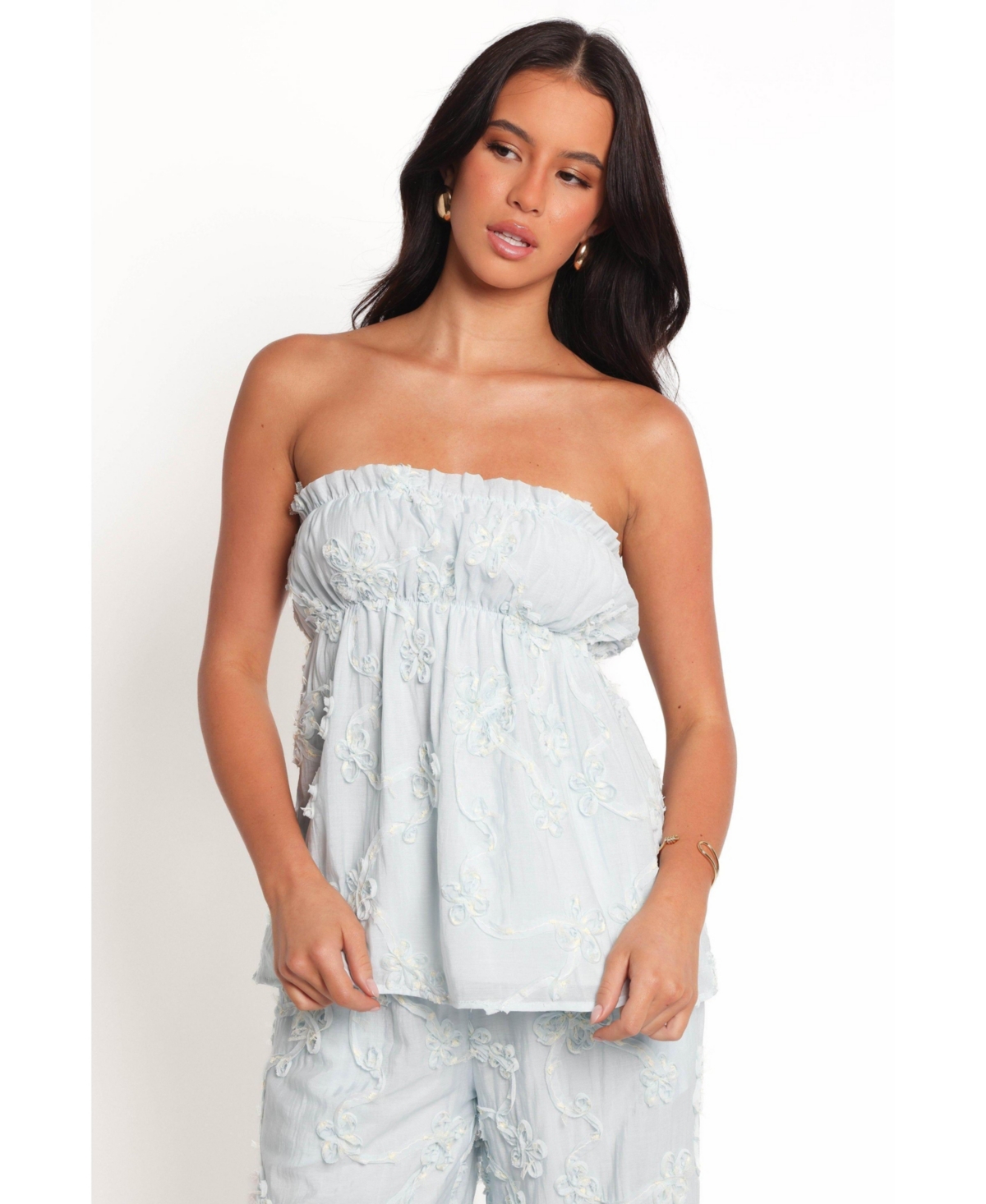 Women's Robin Strapless Top - Blue
