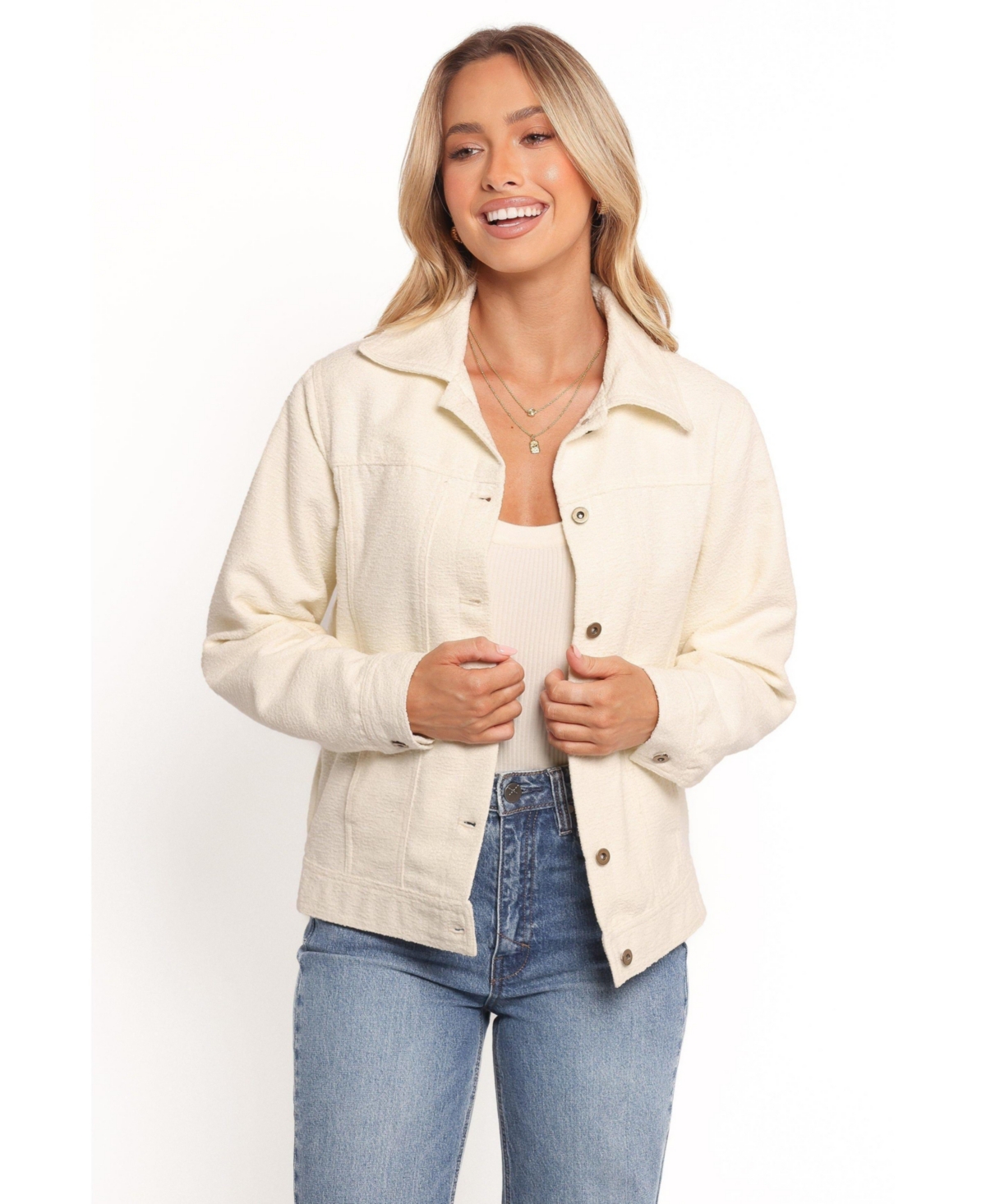 Women's Sandy Boucle Jacket - White