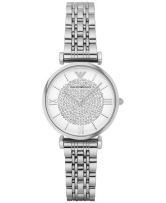 emporio armani white dial watch