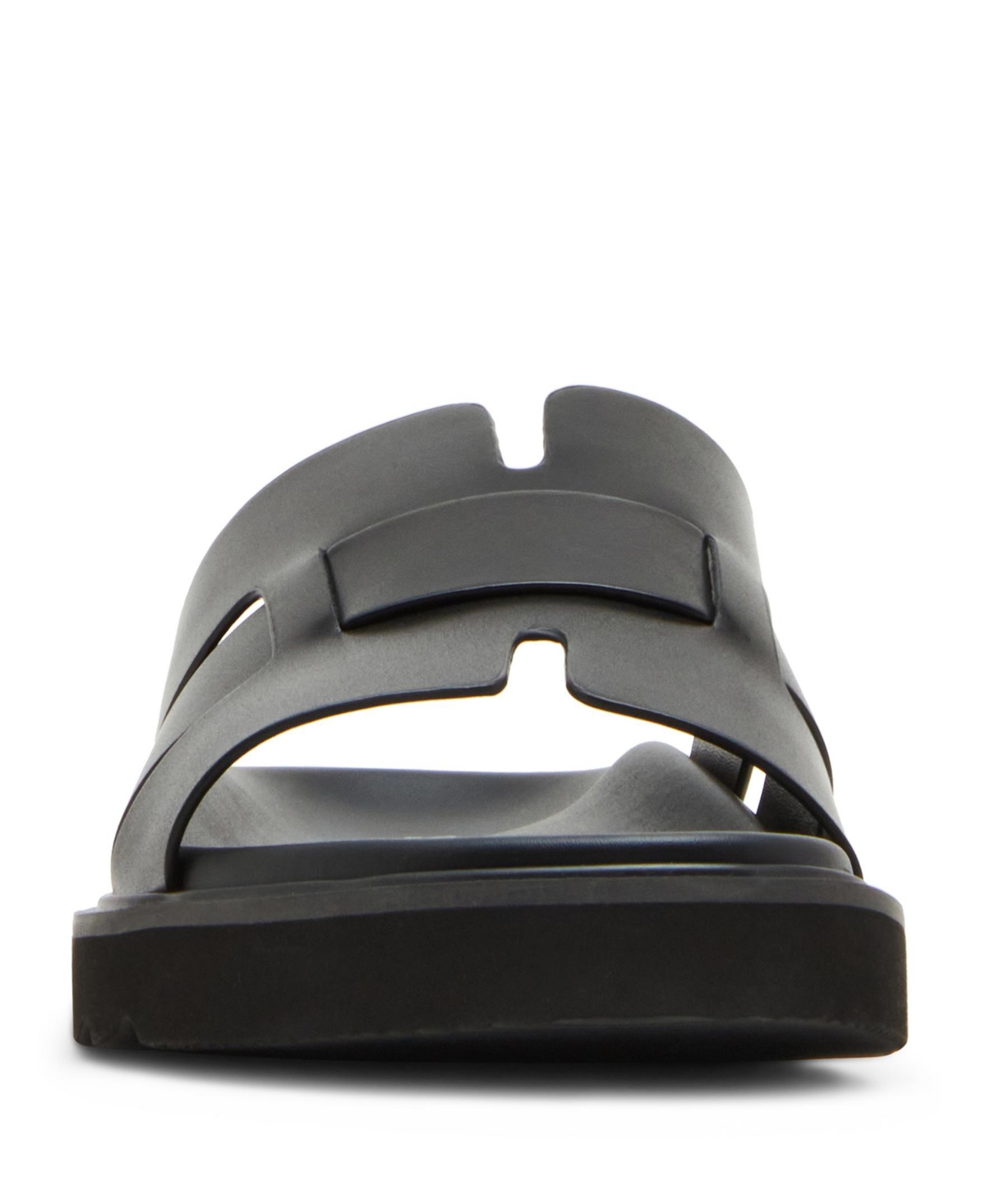 Steve Madden Men's Bellville Leather Sandals In Black Leather