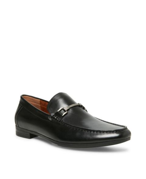 Мужские туфли Steve Madden Privacy Leather Bit, цвет: Чёрный кожаный