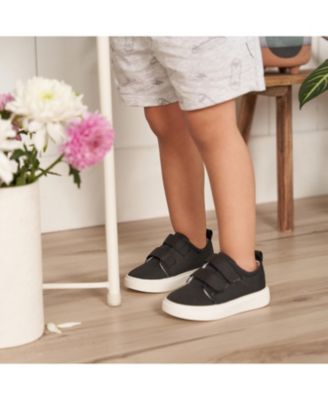 Kids Neutral Hook & Loop Sneakers