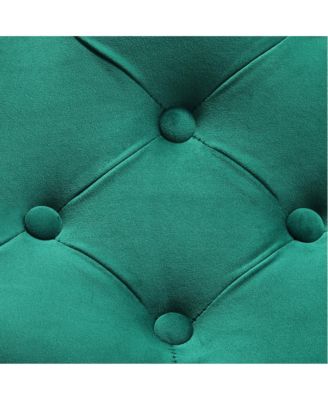 Velvet Upholstered Tufted Dining Chairs (Set of 6)