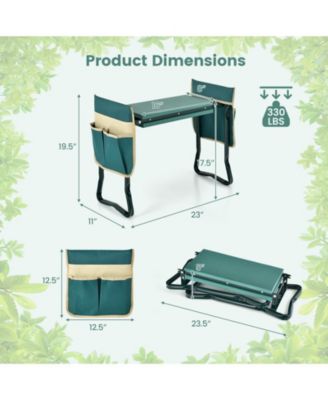 Folding Garden Kneeler and Seat Bench