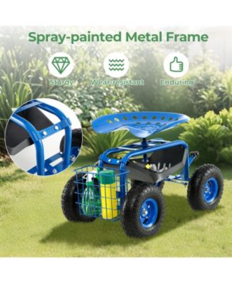 Garden Cart with Heavy Duty Tool Tray