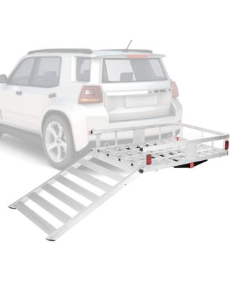50 inch x 29.5 inch Hitch-Mounted Mobility Cargo Carrier