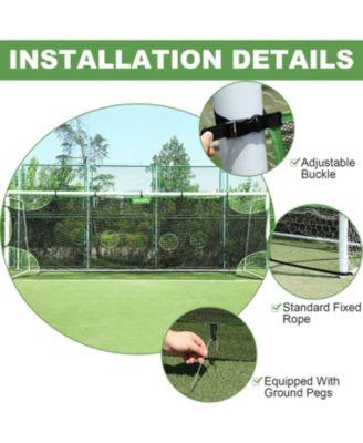 Soccer Goal Target Soccer Training Equipment Net with Scoring Zones Improve Kick Practice Shooting and Goalshot Accuracy Training