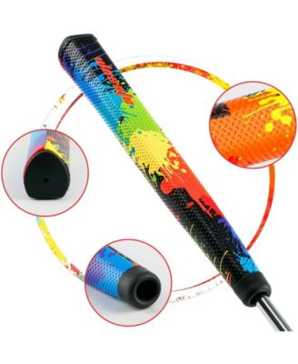 GOLF Putter Grip Two types of grips with different materials and weights Comfortable Advanced Texture Control and High-feedback Golf Putter Grip Stroke Enhancement Soft &Tacky Superior Traction