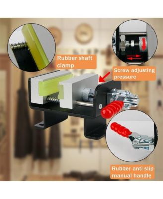 Golf Club Regrip Vise Tool Golf Club Gripping Station Quick Shaft Clamp Grip replacement tool package Rubber Non-Slip Manual Handle Easy to Install Detachable Golf Workshop Supplies